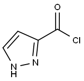 1H-PYRAZOLE-3-CARBONYL CHLORIDE Structure