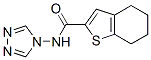 Benzo[b]thiophene-2-carboxamide, 4,5,6,7-tetrahydro-N-4H-1,2,4-triazol-4-yl- 구조식 이미지