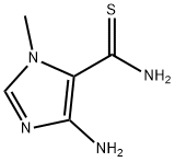 1H-Imidazole-5-carbothioamide,  4-amino-1-methyl- Structure
