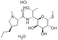 Lincomycin hydrochloride monohydrate 구조식 이미지