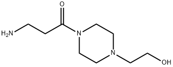 3-AMINO-1-[4-(2-HYDROXY-ETHYL)-PIPERAZIN-1-YL]-PROPAN-1-ONE X 2 HCL >96% 구조식 이미지