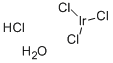 IRIDIUM(III) CHLORIDE HYDROCHLORIDE HYD& Structure