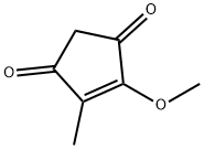 4-Methoxy-5-methyl-4-cyclopentene-1,3-dione Structure