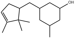 3-methyl-5-[(2,2,3-trimethyl-3-cyclopenten-1-yl)methyl]cyclohexan-1-ol Structure