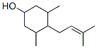 3,5-디메틸-4-(3-메틸-2-부테닐)시클로헥산올 구조식 이미지