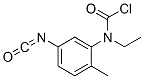 에틸(5-이소시아네이토-2-메틸페닐)카르바모일클로라이드 구조식 이미지