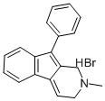 2,3-dihydro-2-methyl-9-phenyl-1H-indeno[2,1-c]pyridine hydrobromide Structure