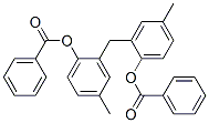 2,2'-Methylenebis(4-methylphenol)dibenzoate 구조식 이미지