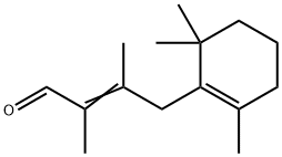 2,3-dimethyl-4-(2,6,6-trimethyl-1-cyclohexen-1-yl)-2-butenal  구조식 이미지