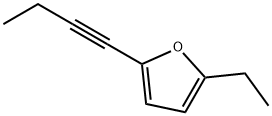 푸란,2-(1-부티닐)-5-에틸-(9CI) 구조식 이미지