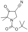 TERT-BUTYL 4-CYANO-2,2-DIMETHYL-3-OXOPYRROLIDINE-1-CARBOXYLATE Structure