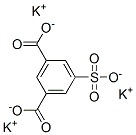 5-sulphoisophthalic acid, potassium salt  Structure