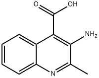 3-AMINO-2-METHYLQUINOLINE-4-CARBOXYLIC ACID Structure