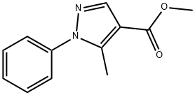 methyl 5-methyl-1-phenyl-1H-pyrazole-4-carboxylate Structure