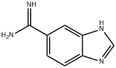 1H-벤즈이미다졸-5-카르복시미다미드(9CI) 구조식 이미지