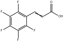 2,3,4,5,6-PENTAFLUOROCINNAMIC ACID 구조식 이미지