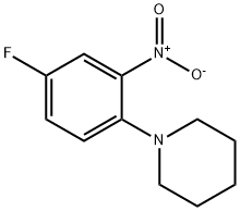 1-(4-FLUORO-2-NITROPHENYL)PIPERIDINE Structure