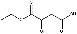 Butanedioic acid, hydroxy-, 1-ethyl ester Structure