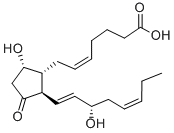 9ALPHA,15S-DIHYDROXY-11-OXO-PROSTA-5Z,13E,17Z-TRIEN-1-OIC ACID 구조식 이미지