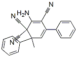 2-Amino-6-methyl-4,6-diphenyl-2,4-cyclohexadiene-1,1,3-tricarbonitrile 구조식 이미지