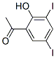 1-(2-hydroxy-3,5-diiodophenyl)ethan-1-one Structure