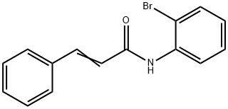 N-(2-브로모페닐)-3-페닐프로프-2-에나미드 구조식 이미지