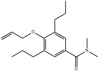 4-(Allyloxy)-N,N-dimethyl-3,5-dipropylbenzamide Structure