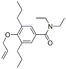 4-(알릴옥시)-N,N-디에틸-3,5-디프로필벤즈아미드 구조식 이미지