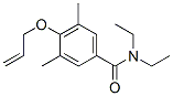 4-(알릴옥시)-N,N-디에틸-3,5-디메틸벤즈아미드 구조식 이미지