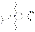 3,5-Dipropyl-4-(2-methylallyloxy)benzamide Structure