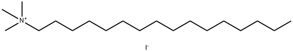 Hexadecyl trimethyl ammonium iodide 구조식 이미지
