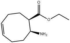 4-Cyclooctene-1-carboxylicacid,8-amino-,ethylester,(1R,8S)-(9CI) Structure