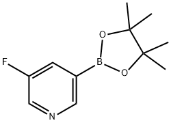 3-FLUORO-5-(4,4,5,5-TETRAMETHYL-[1,3,2]DIOXABOROLAN-2-YL)PYRIDINE Structure