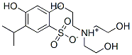 트리스(2-히드록시에틸)암모늄티몰-6-술포네이트 구조식 이미지