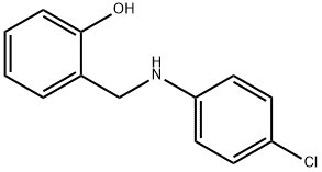 2-[(4-chloroanilino)methyl]phenol Structure