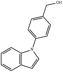 1-(4-Hydroxymethylphenyl)-1H-indole-5-carboxylic acid Structure