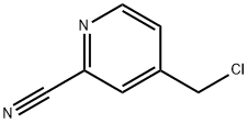 4-(클로로메틸)피리딘-2-카르보니트릴 구조식 이미지