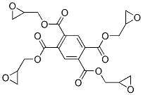tetrakis(oxiranylmethyl) benzene-1,2,4,5-tetracarboxylate Structure