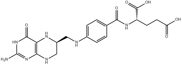 (S)-N-[4-[[(2-AMino-1,4,5,6,7,8-hexahydro-4-oxo-6-pteridinyl)Methyl]aMino]benzoyl]-L-glutaMic Acid 구조식 이미지