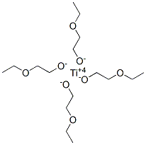 titanium(4+) 2-ethoxyethanolate 구조식 이미지