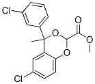 6-클로로-4-(m-클로로페닐)-4-메틸-4H-1,3-벤조디옥신-2-카르복실산메틸에스테르 구조식 이미지