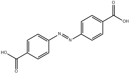 (E)-아조벤젠-4,4'-디카르복실산 구조식 이미지