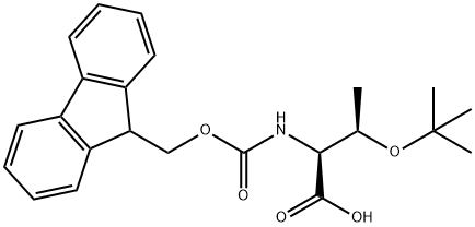 FMOC-O-tert-Butyl-L-threonine 구조식 이미지