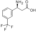 (S)-3-AMINO-3-(3-TRIFLUOROMETHYL-PHENYL)-PROPIONIC ACID Structure