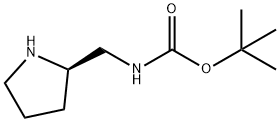Carbamic acid, [(2R)-2-pyrrolidinylmethyl]-, 1,1-dimethylethyl ester (9CI) 구조식 이미지