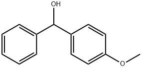 4-METHOXYBENZHYDROL Structure