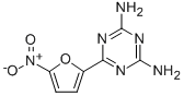 S-트리아진,4,6-DIAMINO-2-(5-NITRO-2-FURYL)- 구조식 이미지