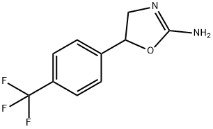 5-[4-(trifluoromethyl)phenyl]-4,5-dihydro-1,3-oxazol-2-amine Structure