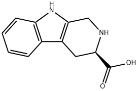 D-1,2,3,4-тетрагидроноргарман-3-карбоновая кислота структурированное изображение