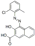 4-[(2-chloro-6-methylphenyl)azo]-3-hydroxy-2-naphthoic acid 구조식 이미지